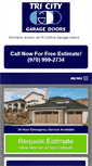 Mobile Screenshot of ftcollinsgaragedoors.com